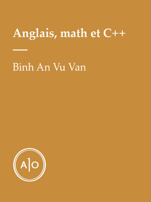 cover image of Anglais, math et C++